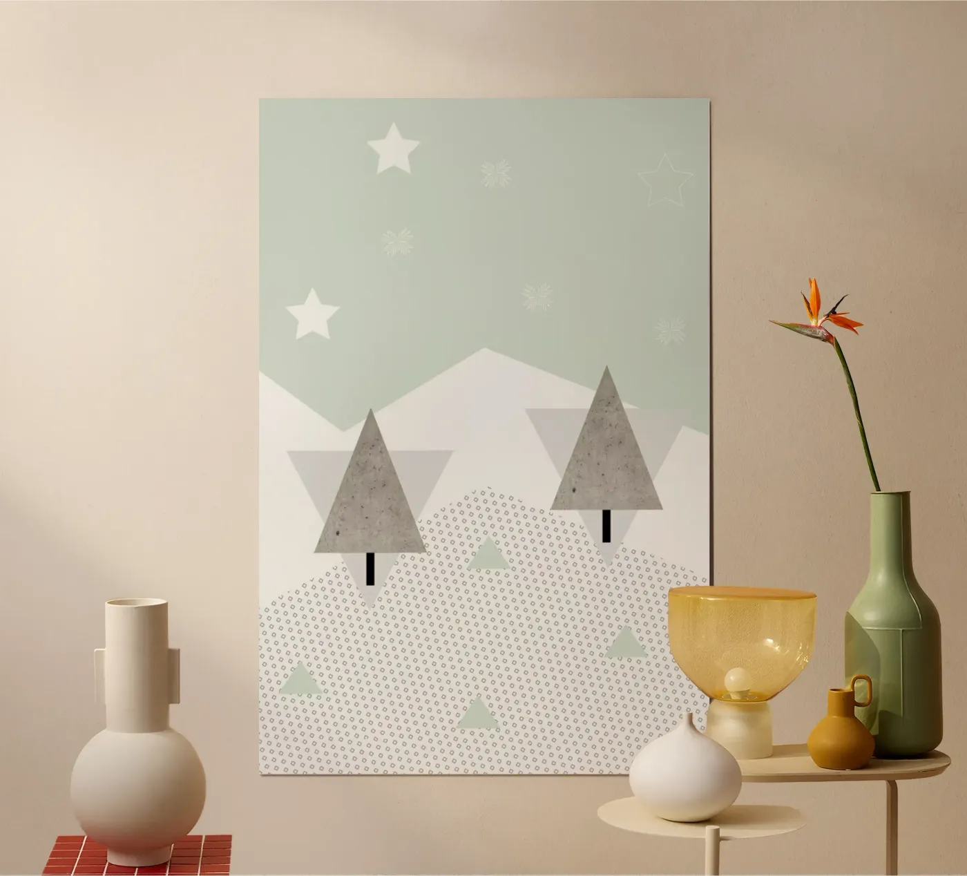 Winter Trees Poster von XOXO Arte