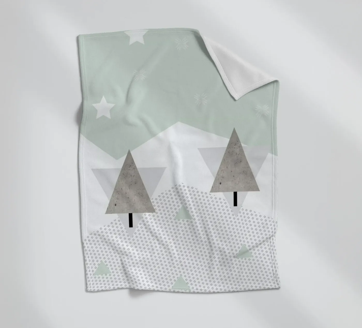 Winter Trees fleecedeken van XOXO Arte