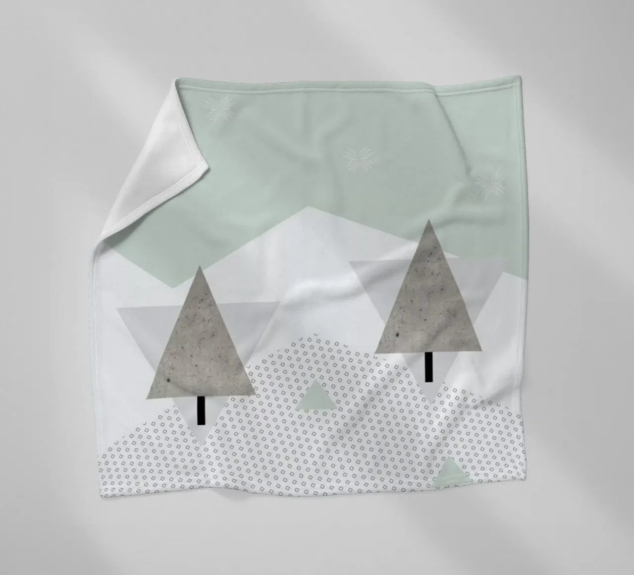 Winter Trees coperta in pile da XOXO Arte