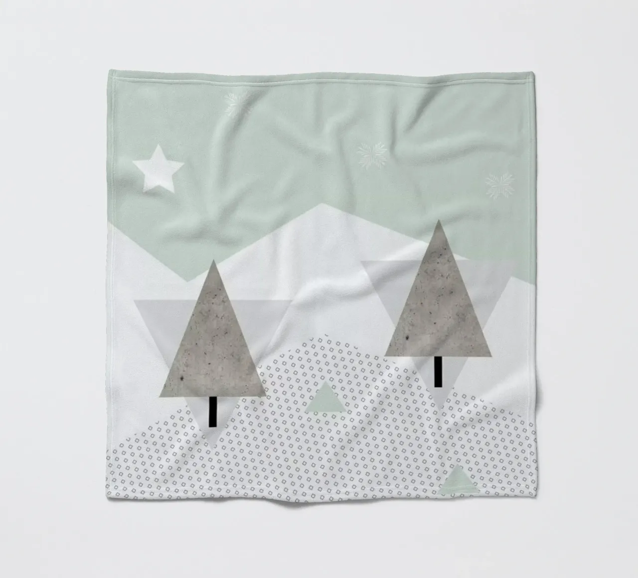 Winter Trees Fleecedecke von XOXO Arte