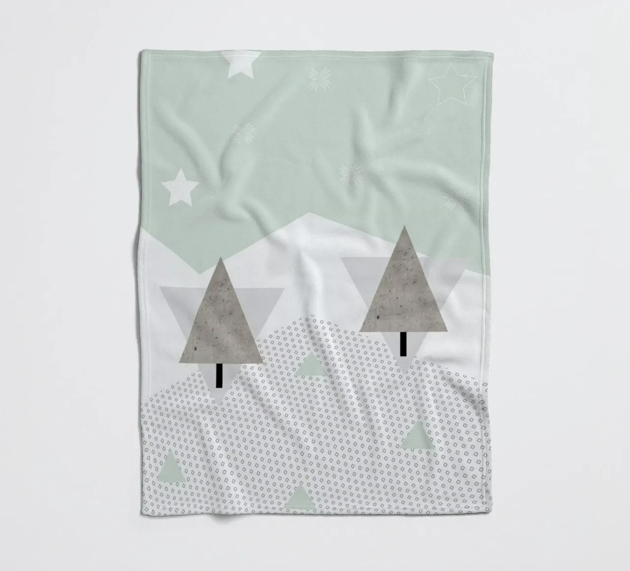 Winter Trees coperta in pile da XOXO Arte