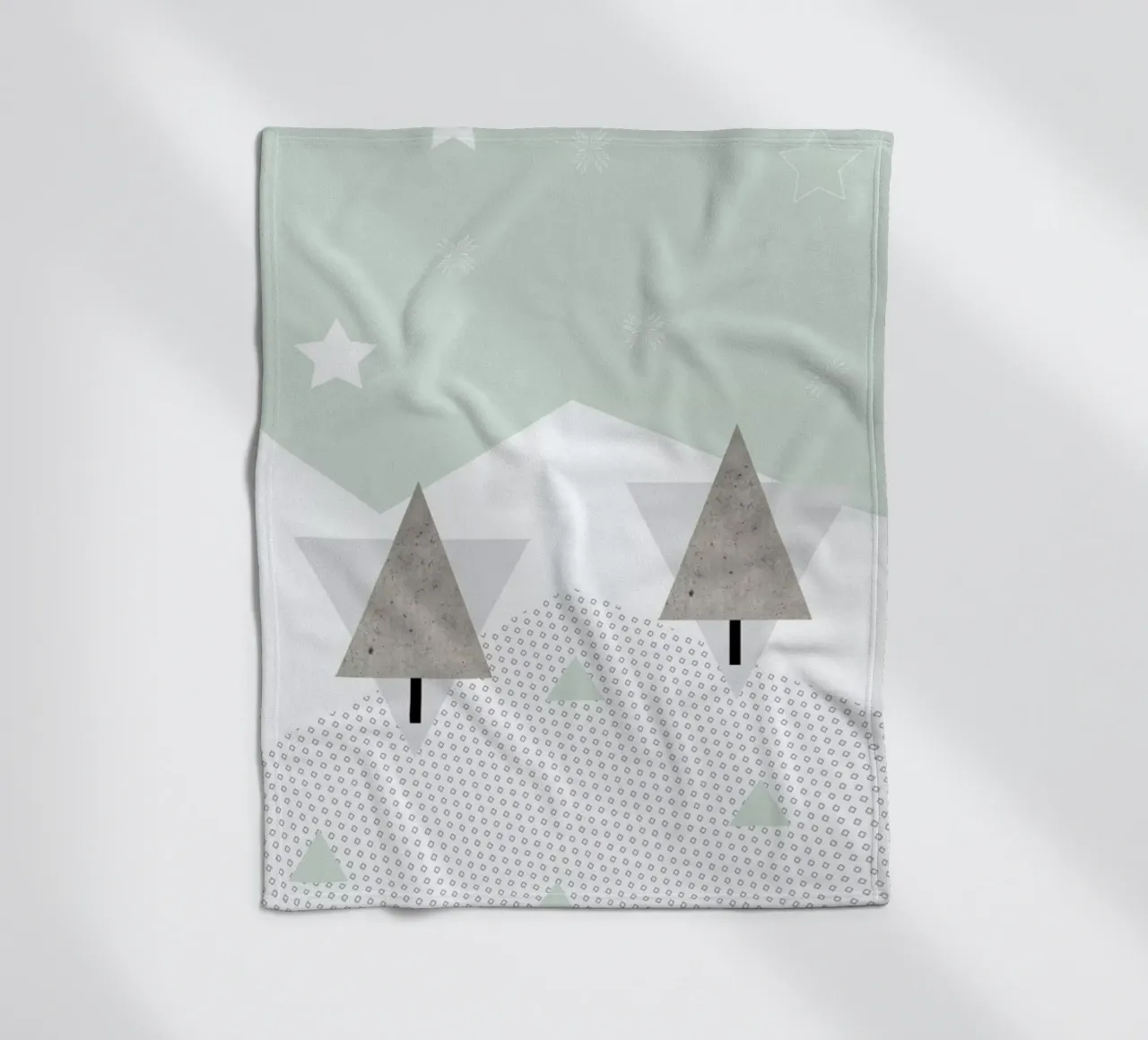 Winter Trees Fleecedecke von XOXO Arte