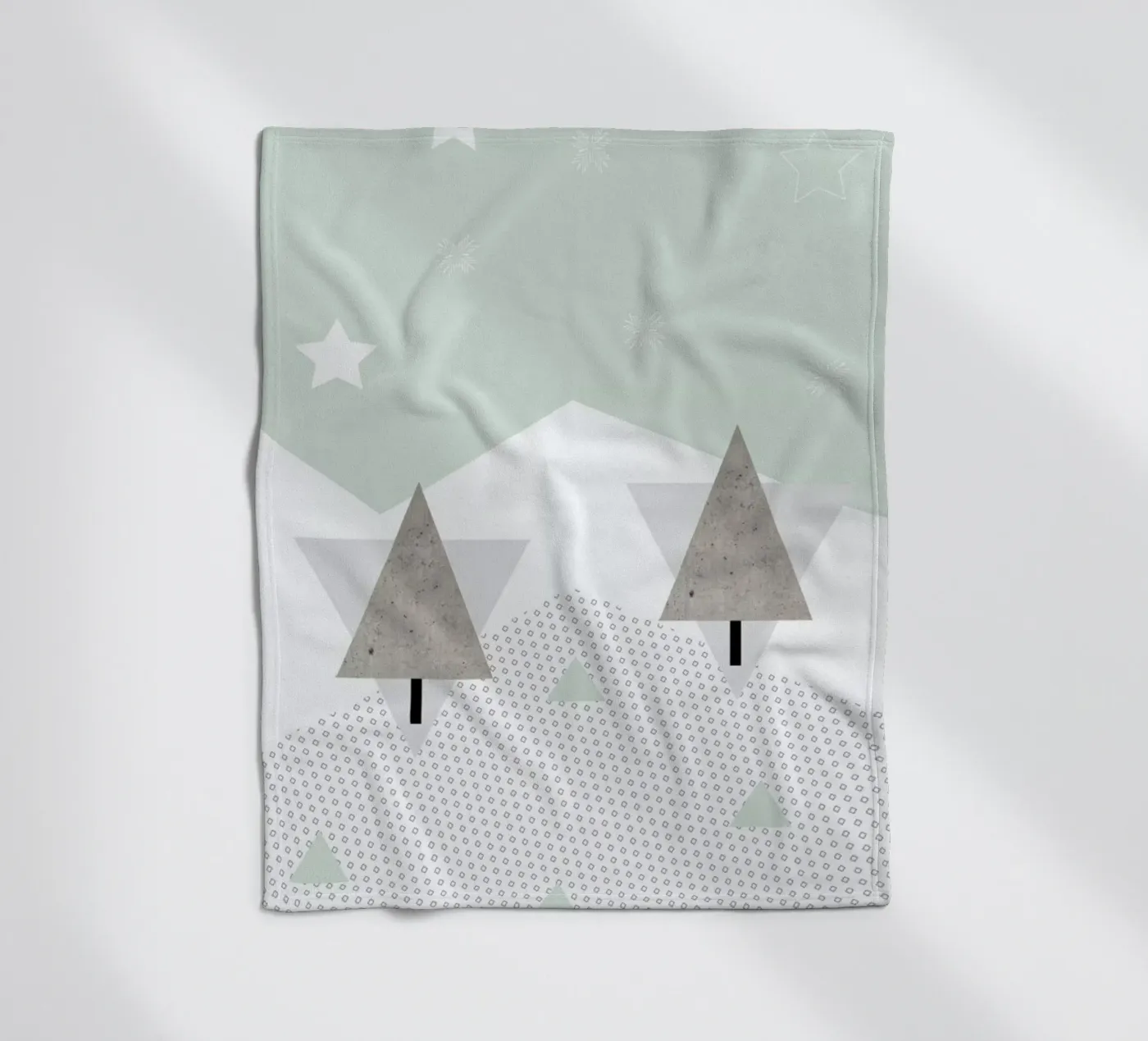 Winter Trees fleecedeken van XOXO Arte