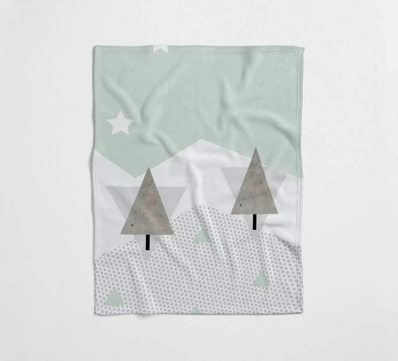 Winter Trees coperta in pile da XOXO Arte
