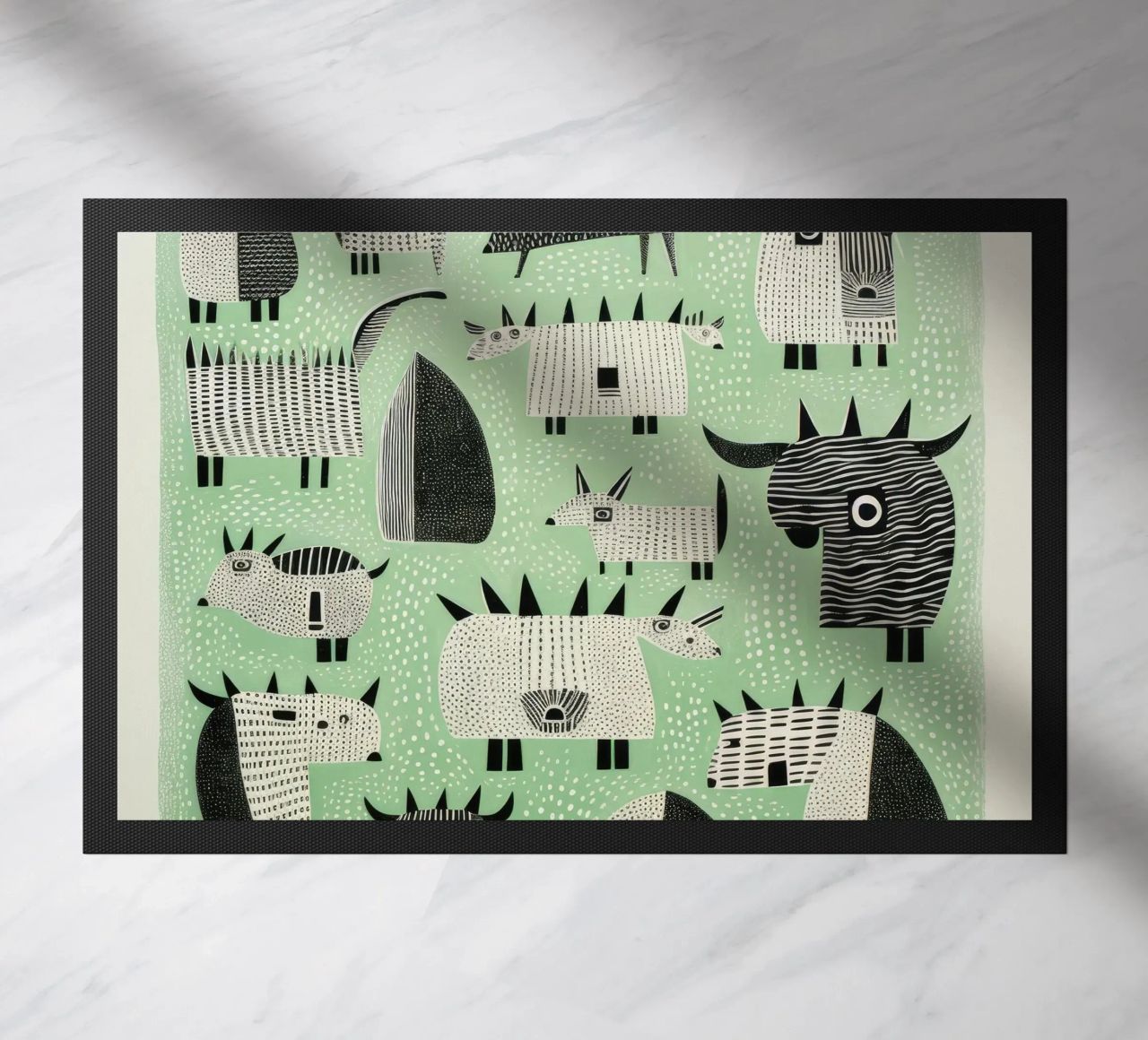 Yak verdi 3 zerbino da Minimal Animal Art