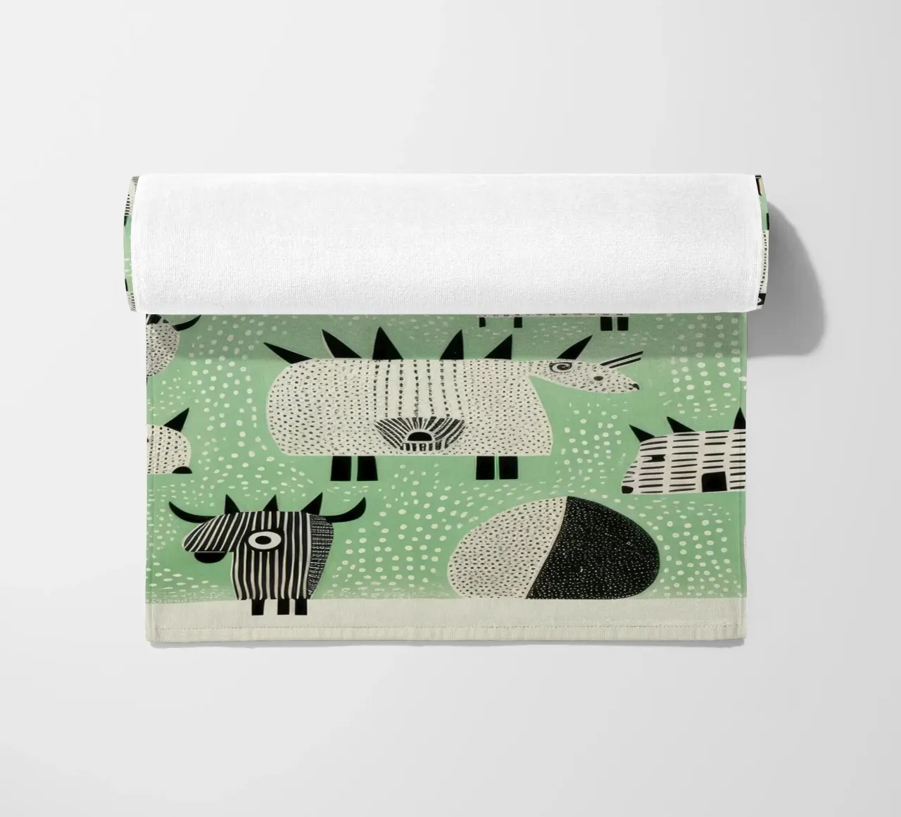 Yak verdi 3 telo mare da Minimal Animal Art