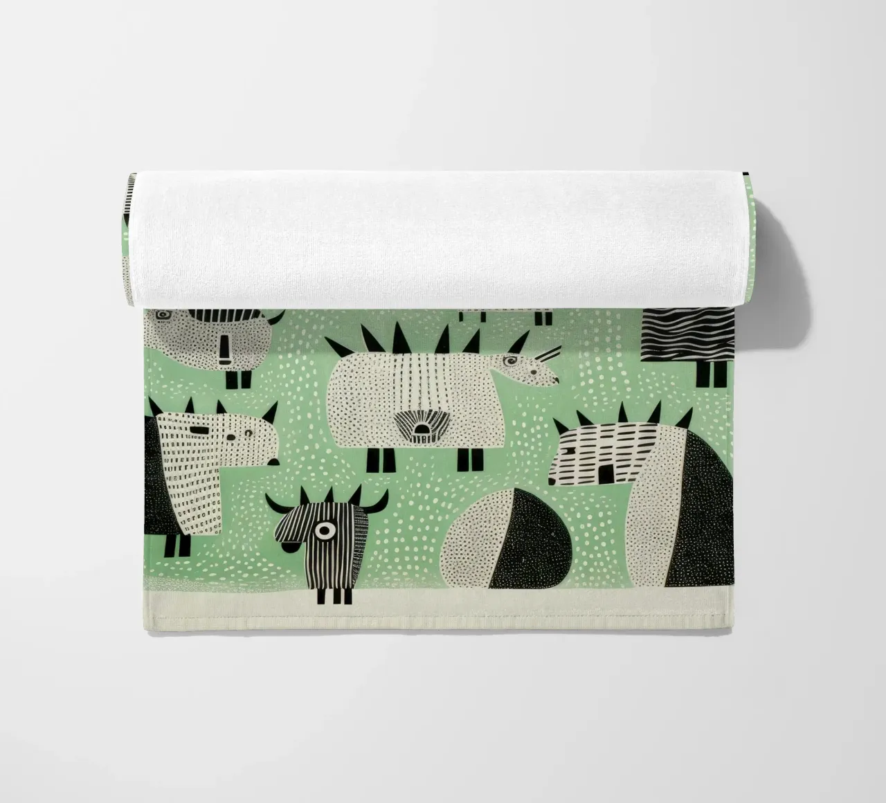 Yak verdi 3 telo mare da Minimal Animal Art