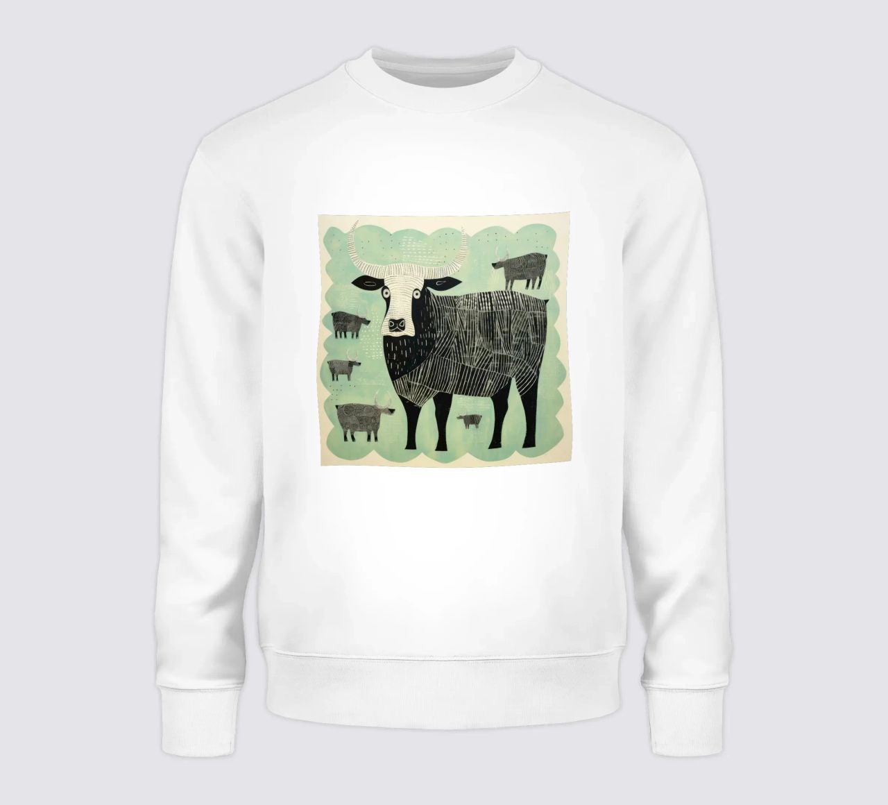 Yak verdi 4 felpa da Minimal Animal Art