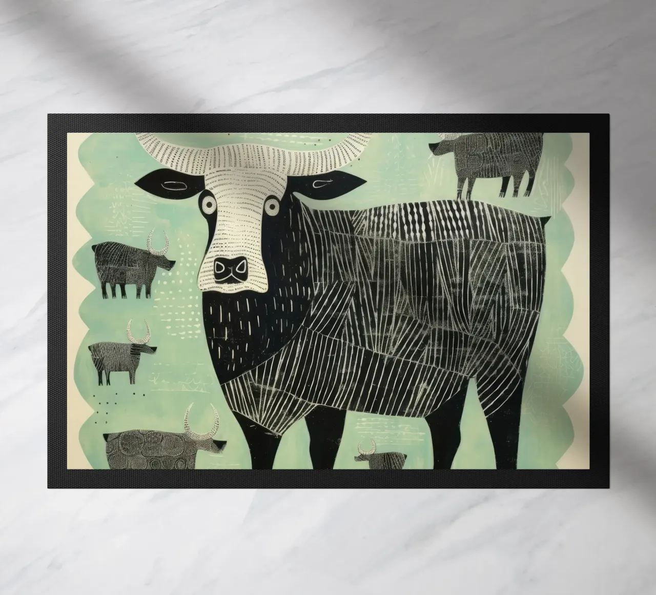 Yak verdi 4 zerbino da Minimal Animal Art