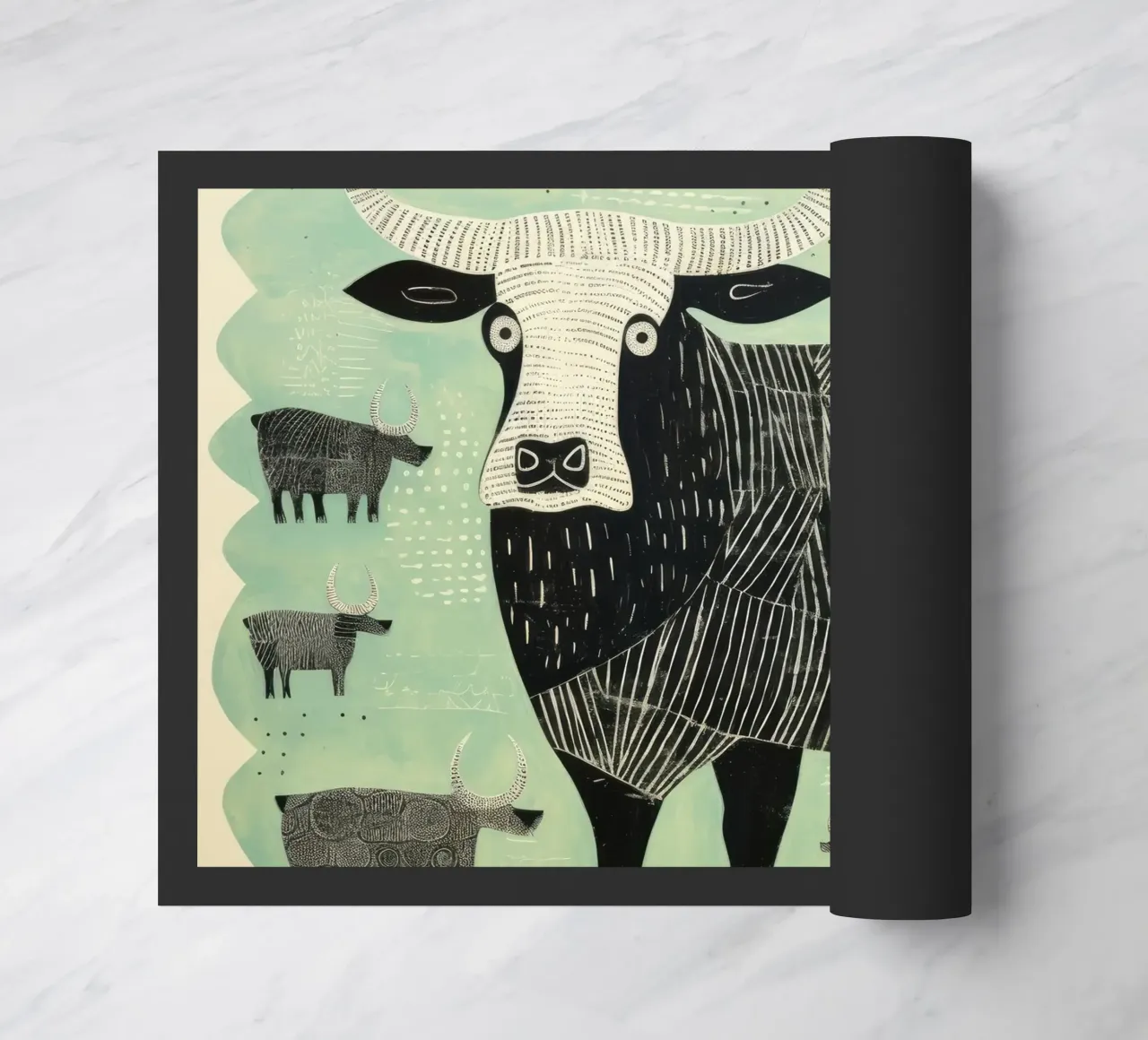 Yak verdi 4 zerbino da Minimal Animal Art