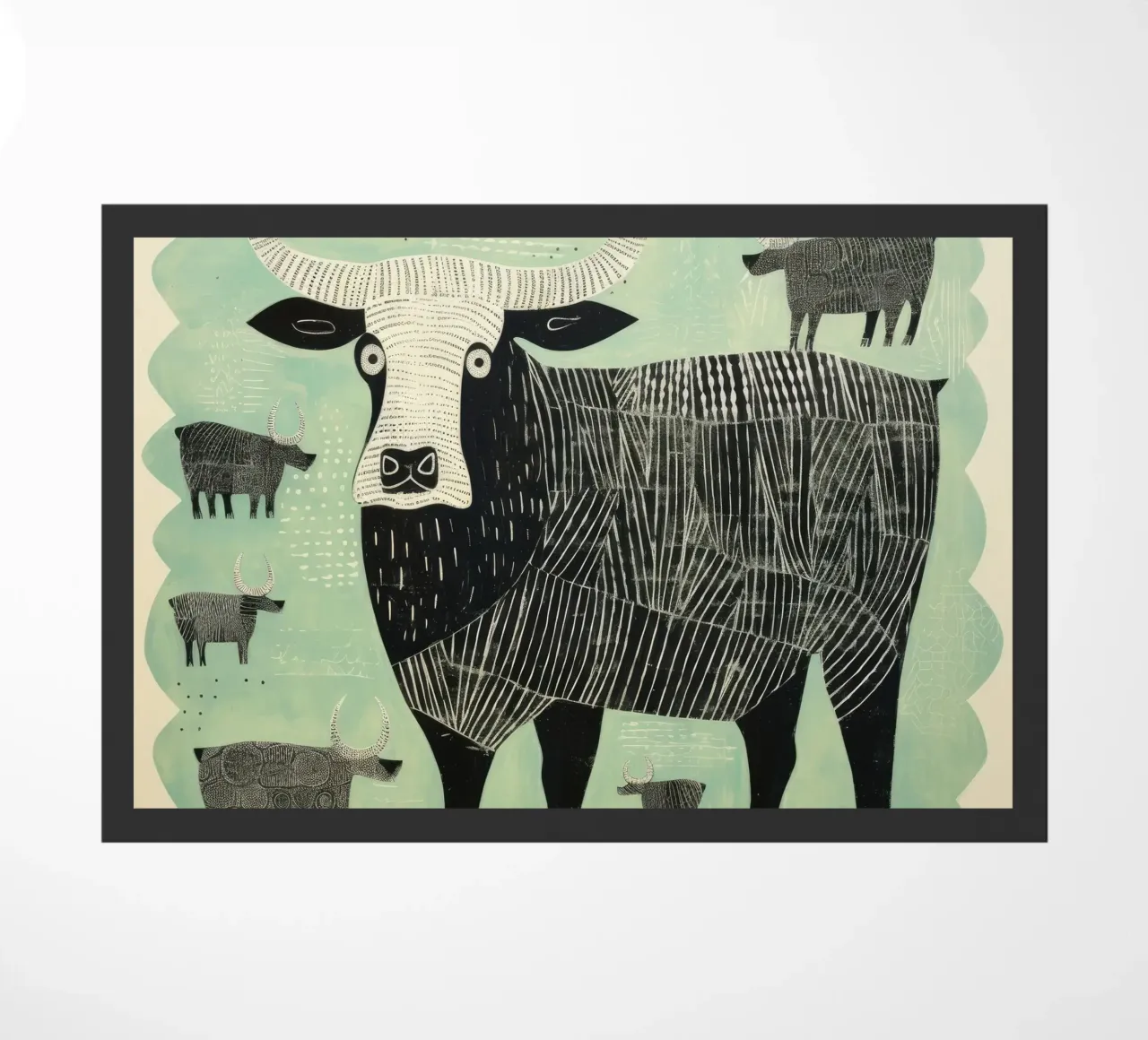 Yak verdi 4 zerbino da Minimal Animal Art