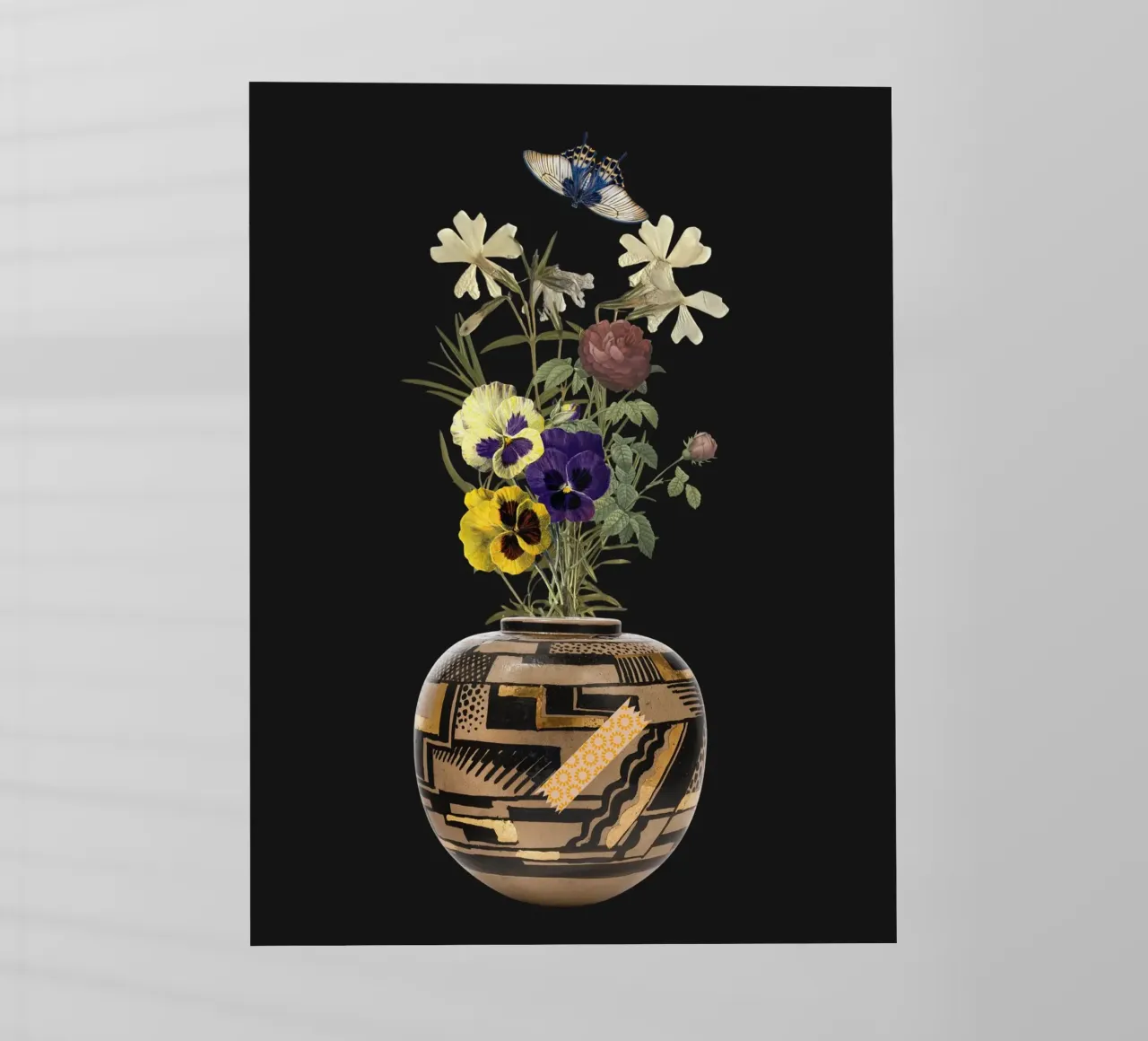 patterned vase backlit film by ramosashop