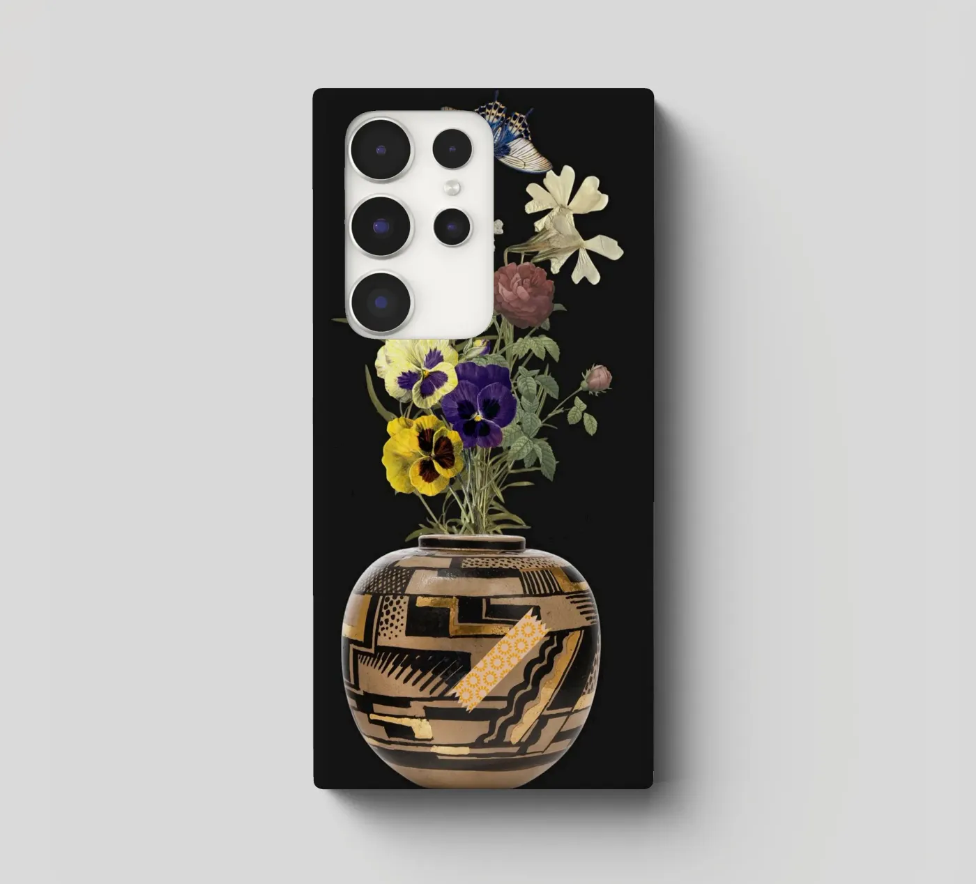 patterned vase coque samsung de ramosashop