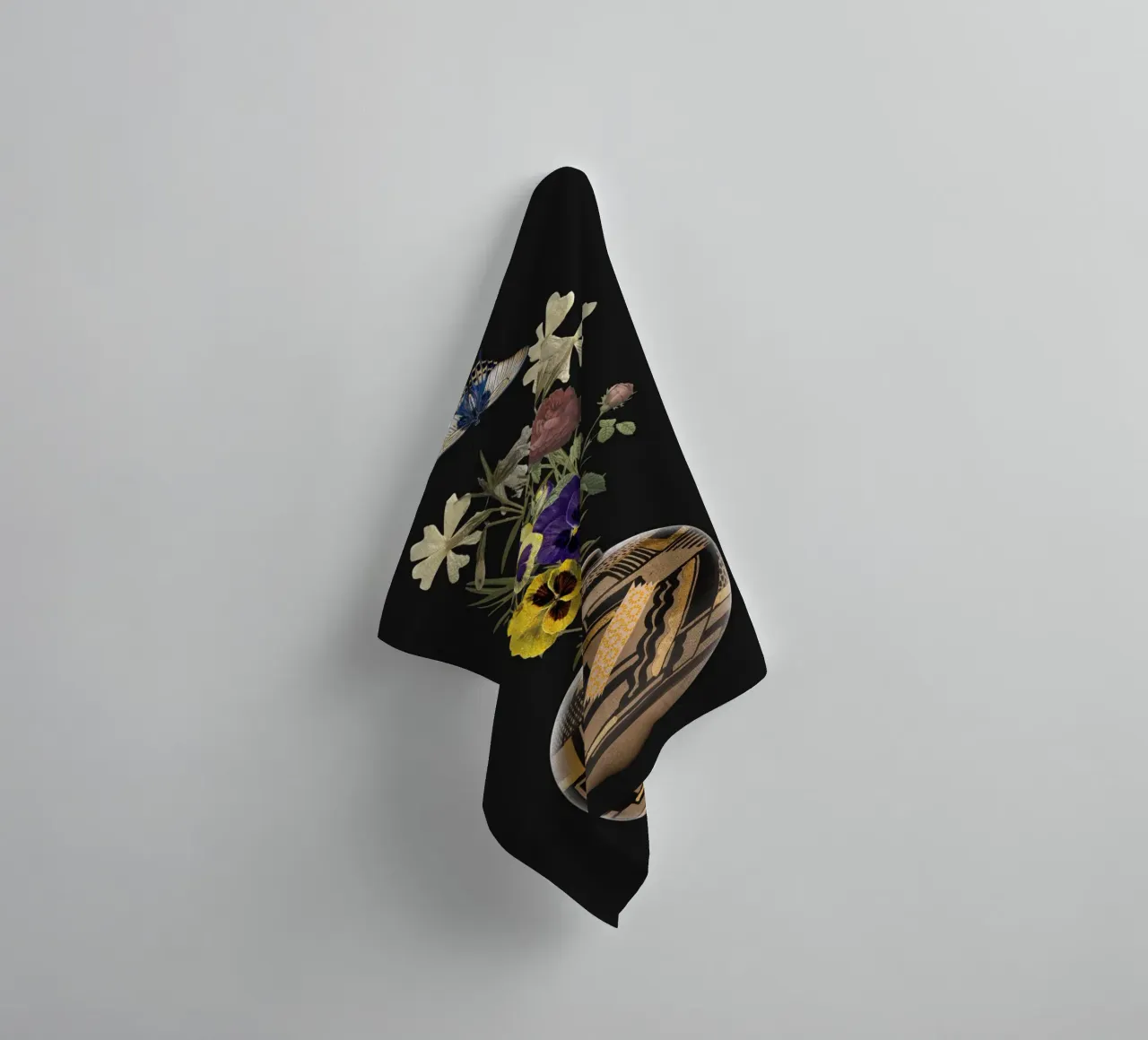 patterned vase towel by ramosashop