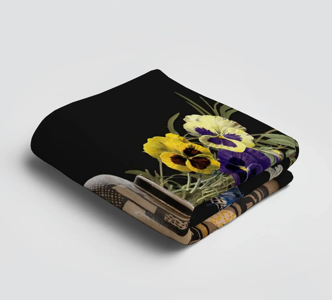 patterned vase towel by ramosashop