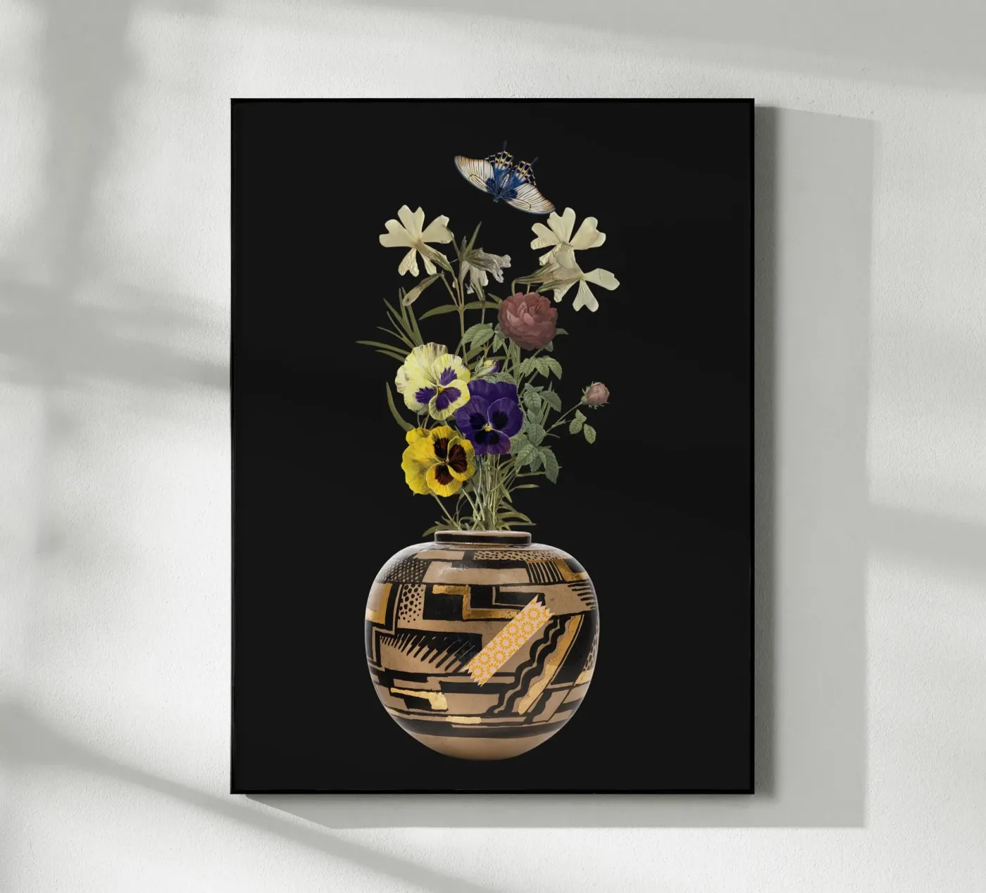 patterned vase plexiglas de ramosashop