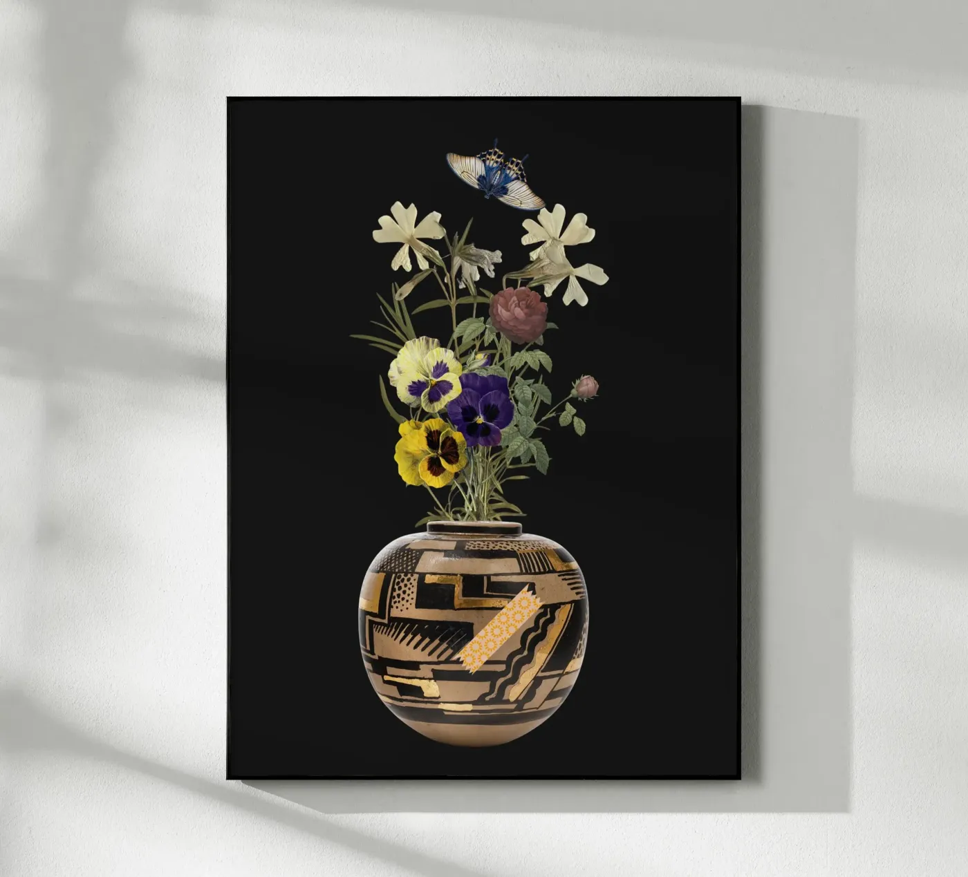 patterned vase acrylic glass by ramosashop