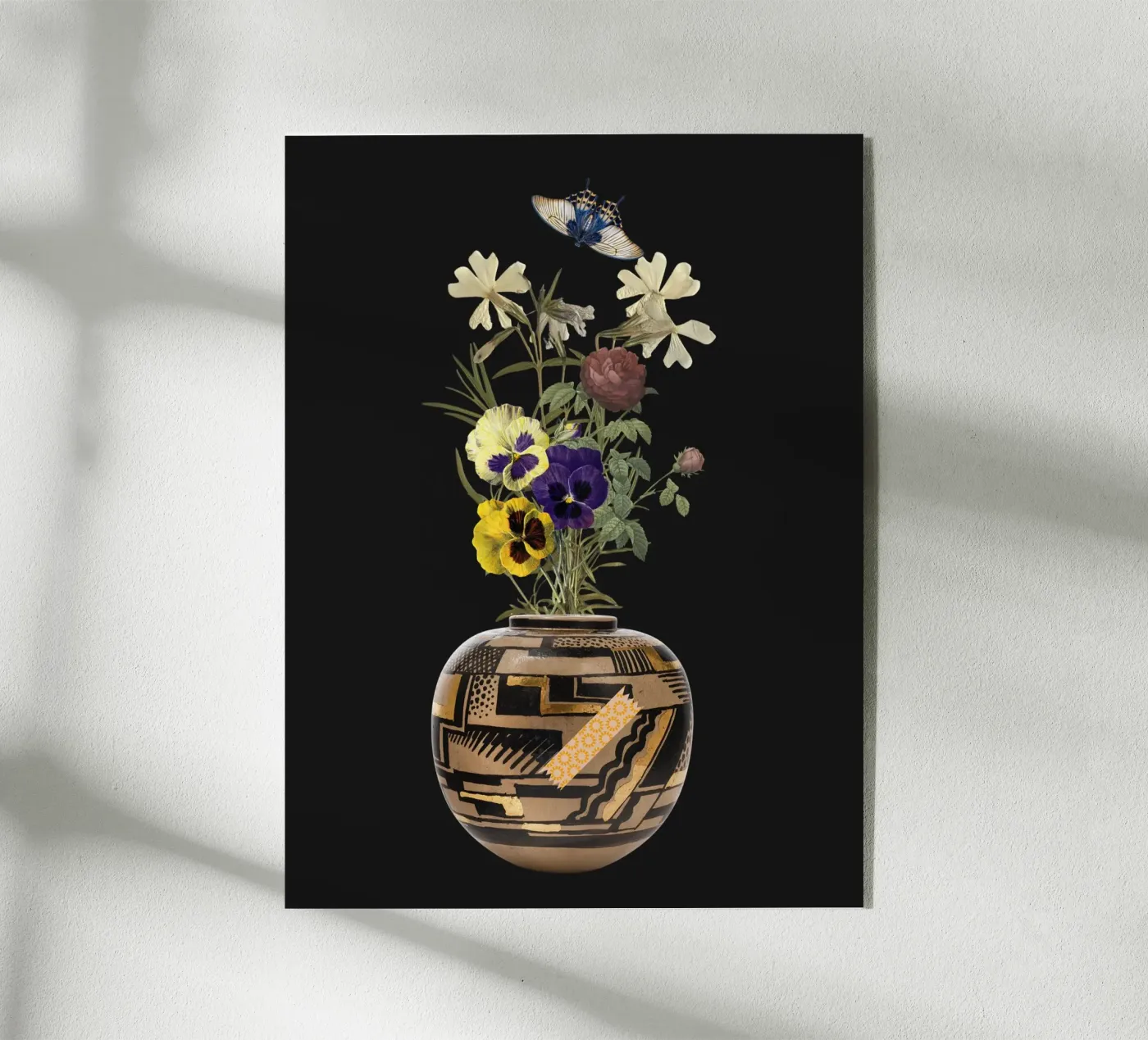 patterned vase acrylic glass by ramosashop