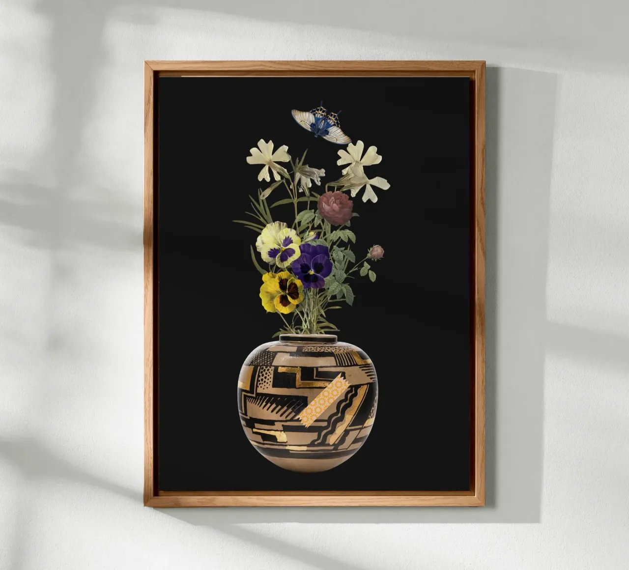 patterned vase Forex-Platte von ramosashop