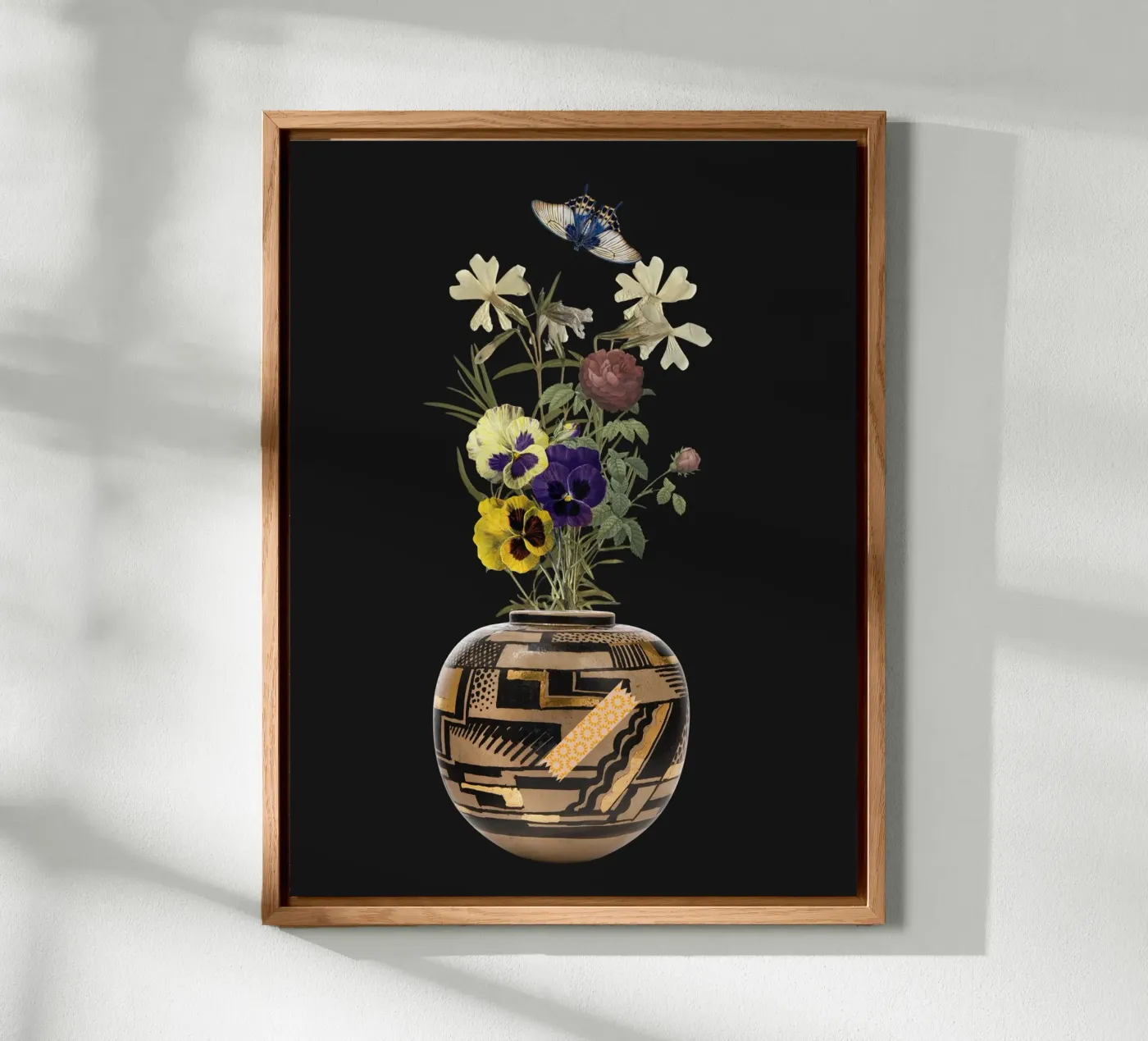 patterned vase panneau forex de ramosashop