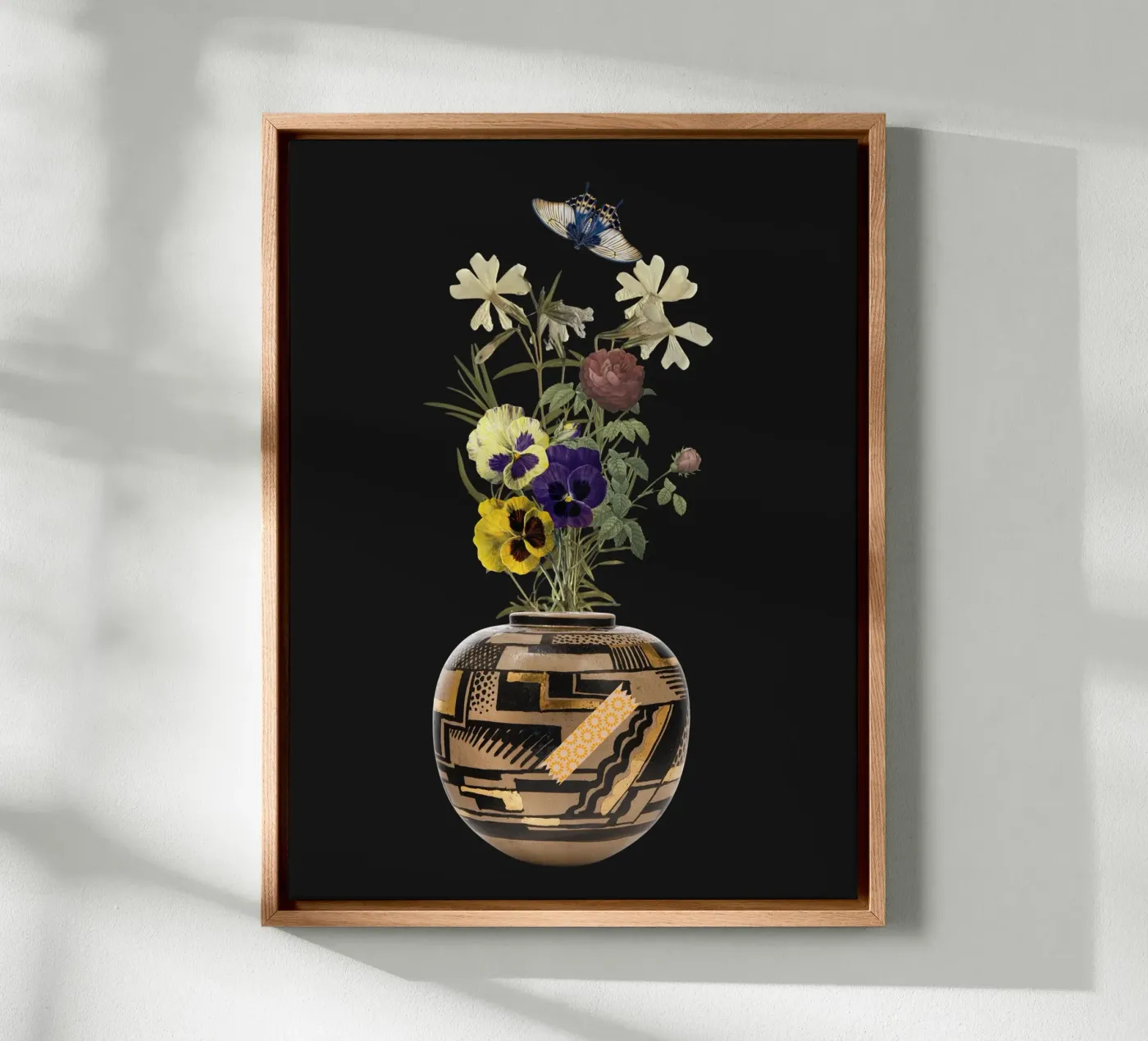 patterned vase toile de ramosashop