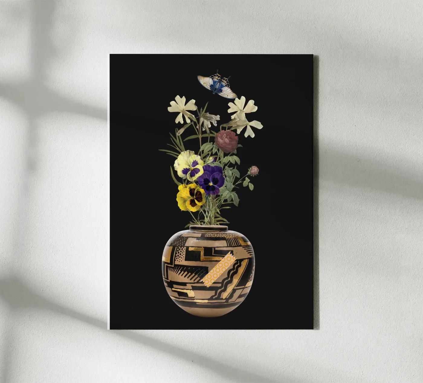 patterned vase toile de ramosashop