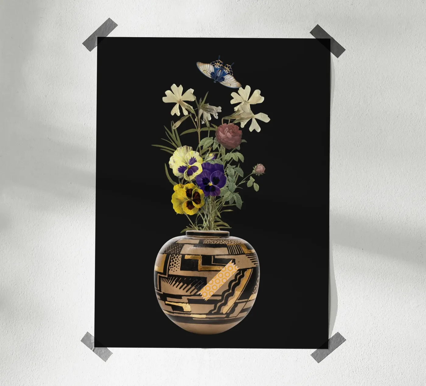 patterned vase Poster von ramosashop