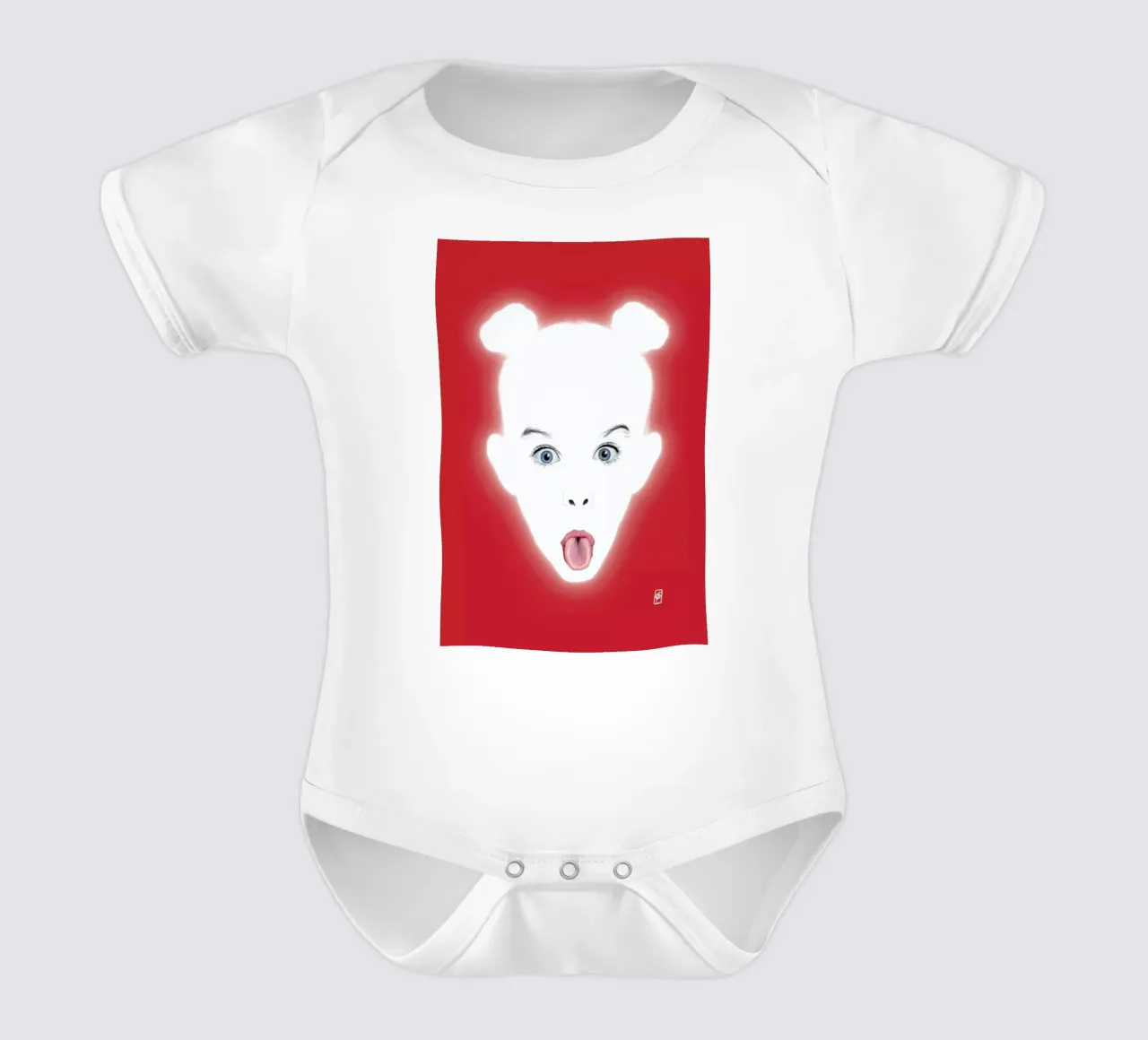 Adèle body neonato maniche corte da Rob Art | Illustration