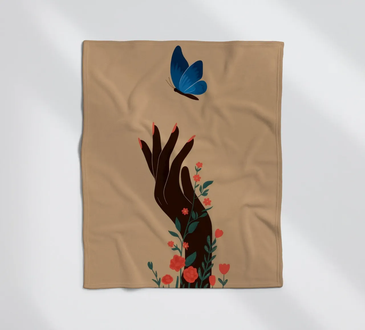 Raggiungere la farfalla coperta in pile da Artie Shifa
