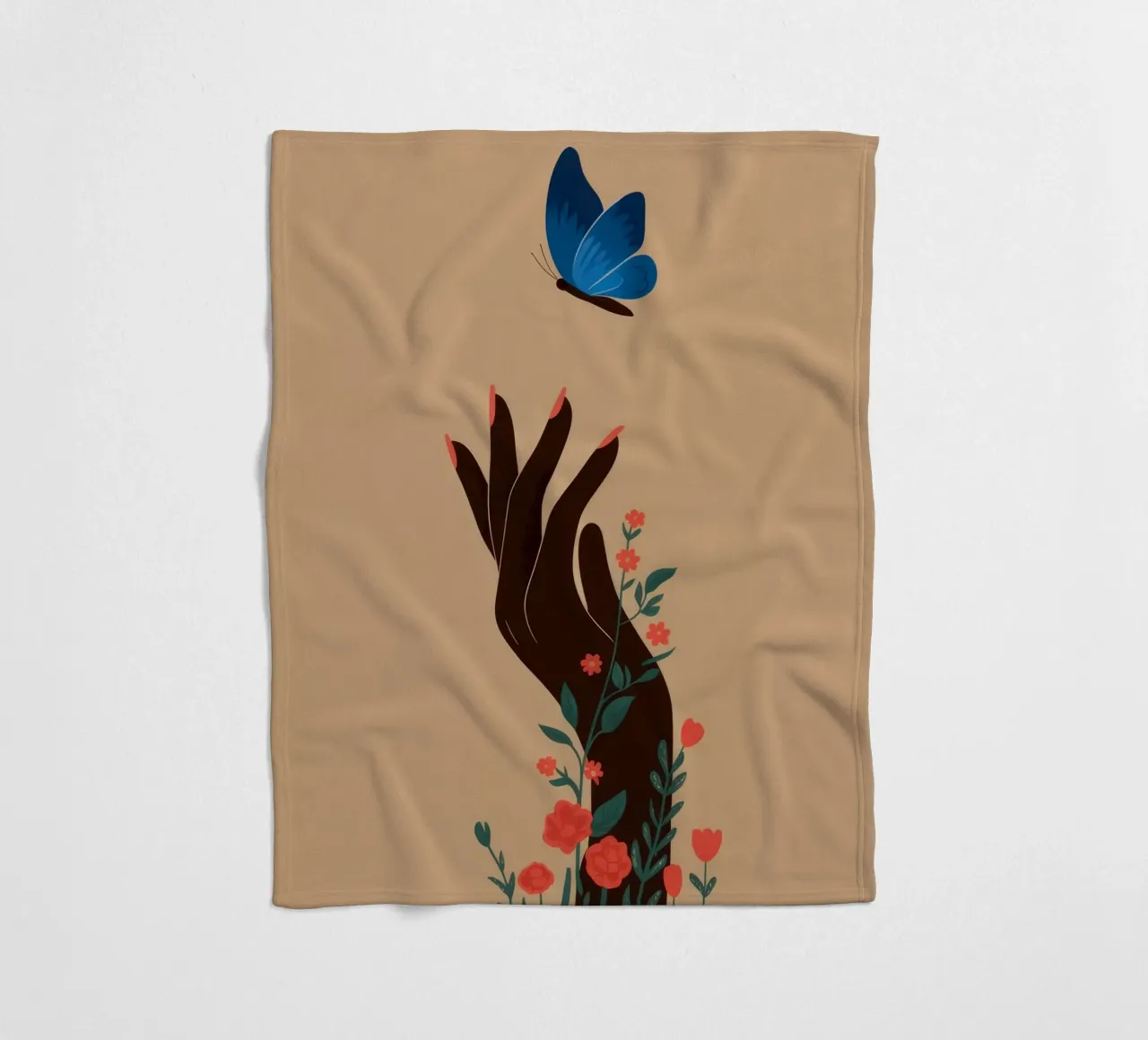 Raggiungere la farfalla coperta in pile da Artie Shifa