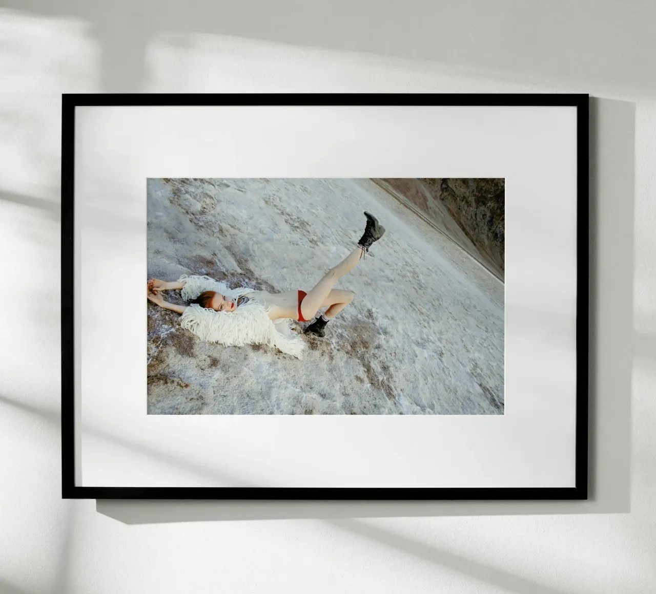 Salt Flats poster con telaio in plastica da Aysha Banos
