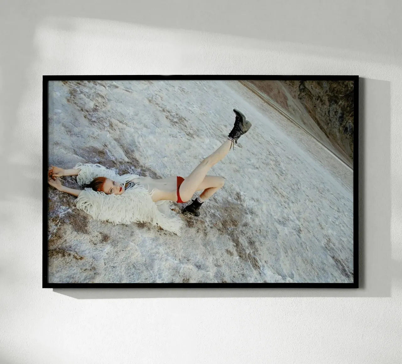 Salt Flats poster con telaio in plastica da Aysha Banos