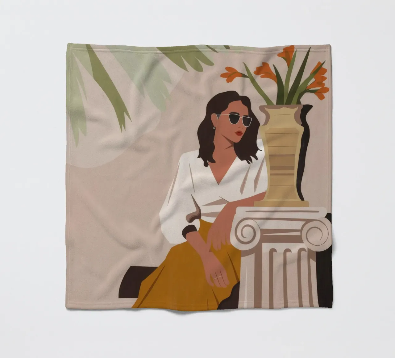 Riflessione classica coperta in pile da Artie Shifa