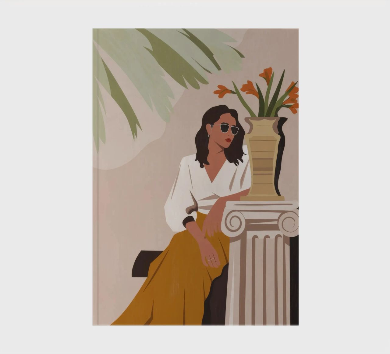 Classical Reflection notebook by Artie Shifa