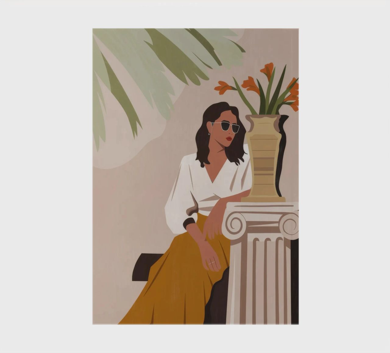 Classical Reflection notebook by Artie Shifa