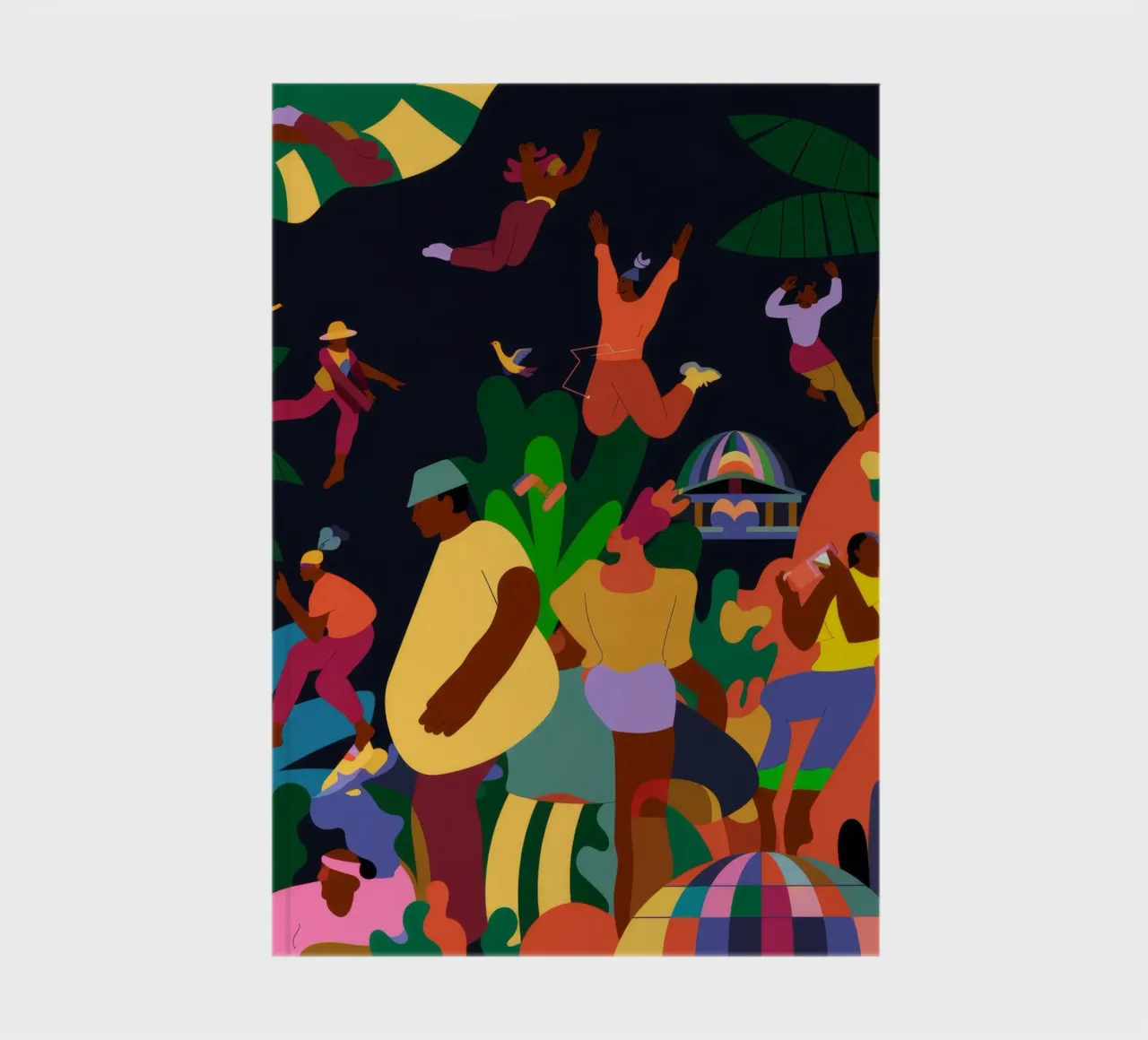 Colorful Festivity notebook by Artie Shifa