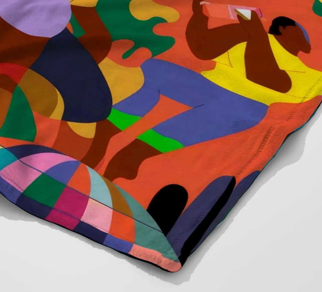 Festa colorata coperta in pile da Artie Shifa