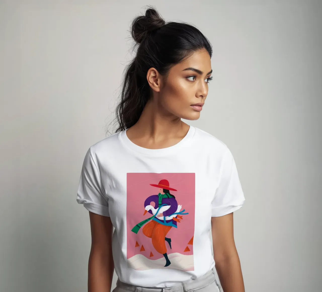 Passeggiata colorata t-shirt da Artie Shifa