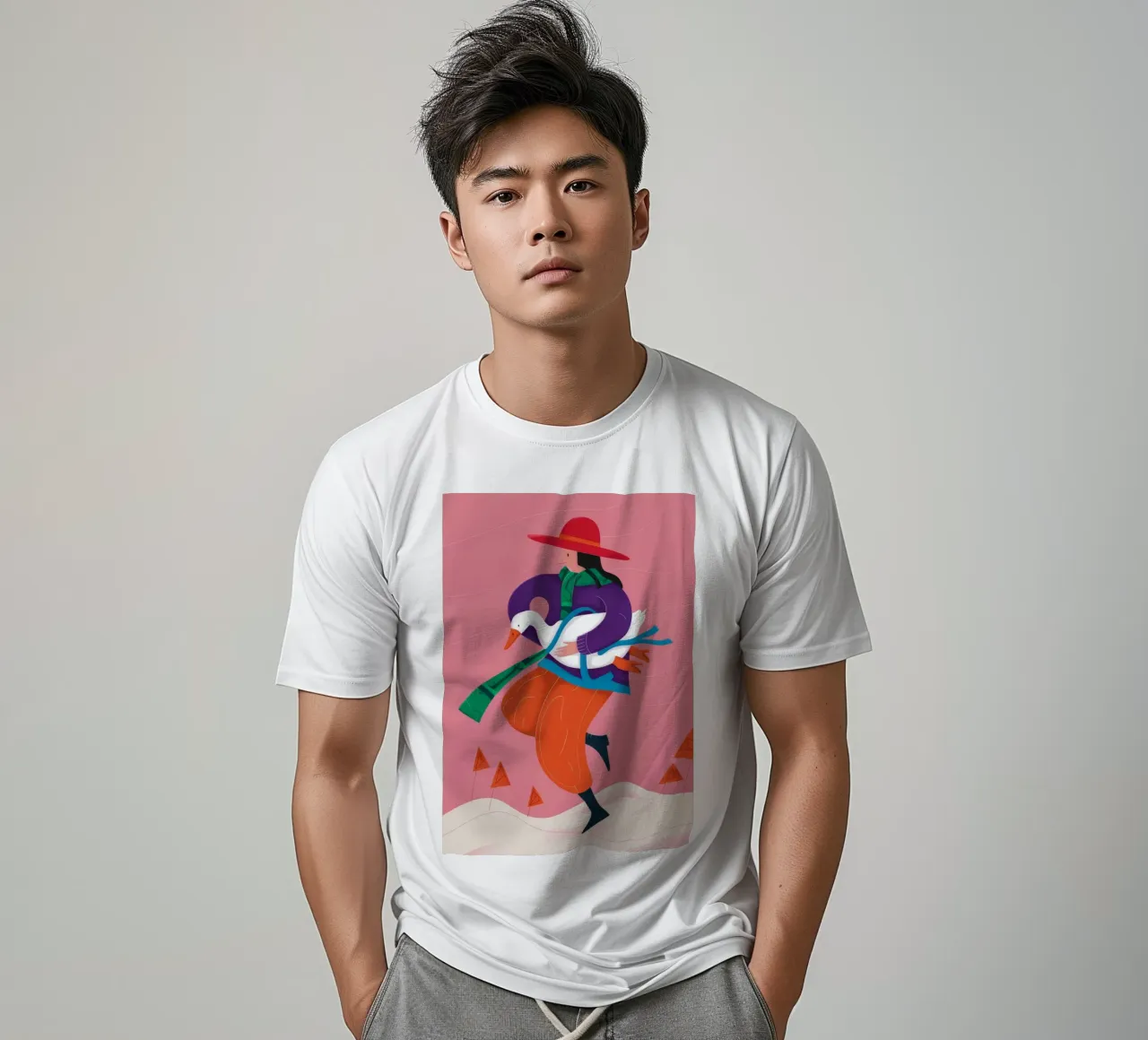 Passeggiata colorata t-shirt da Artie Shifa