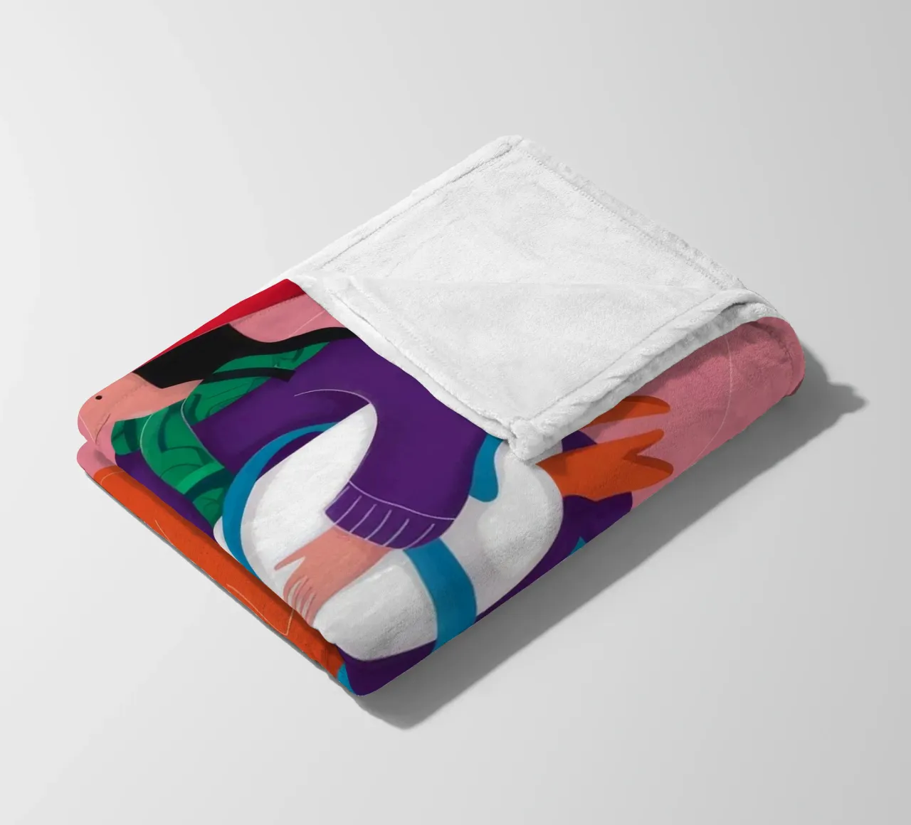 Passeggiata colorata coperta in pile da Artie Shifa