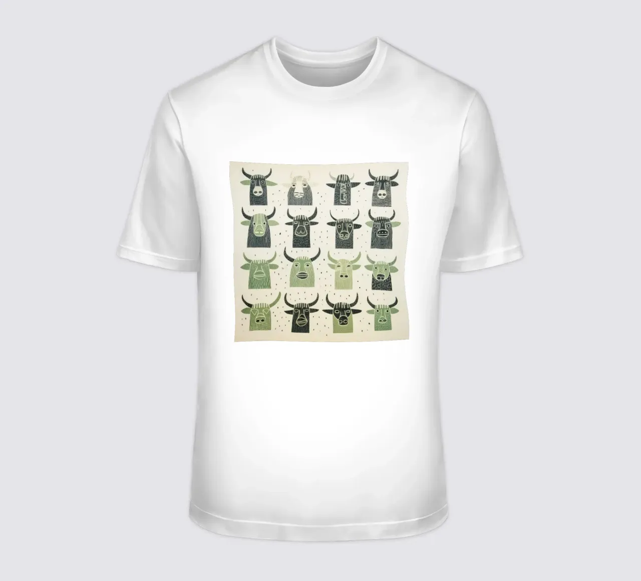 Yak verdi 1 t-shirt da Minimal Animal Art