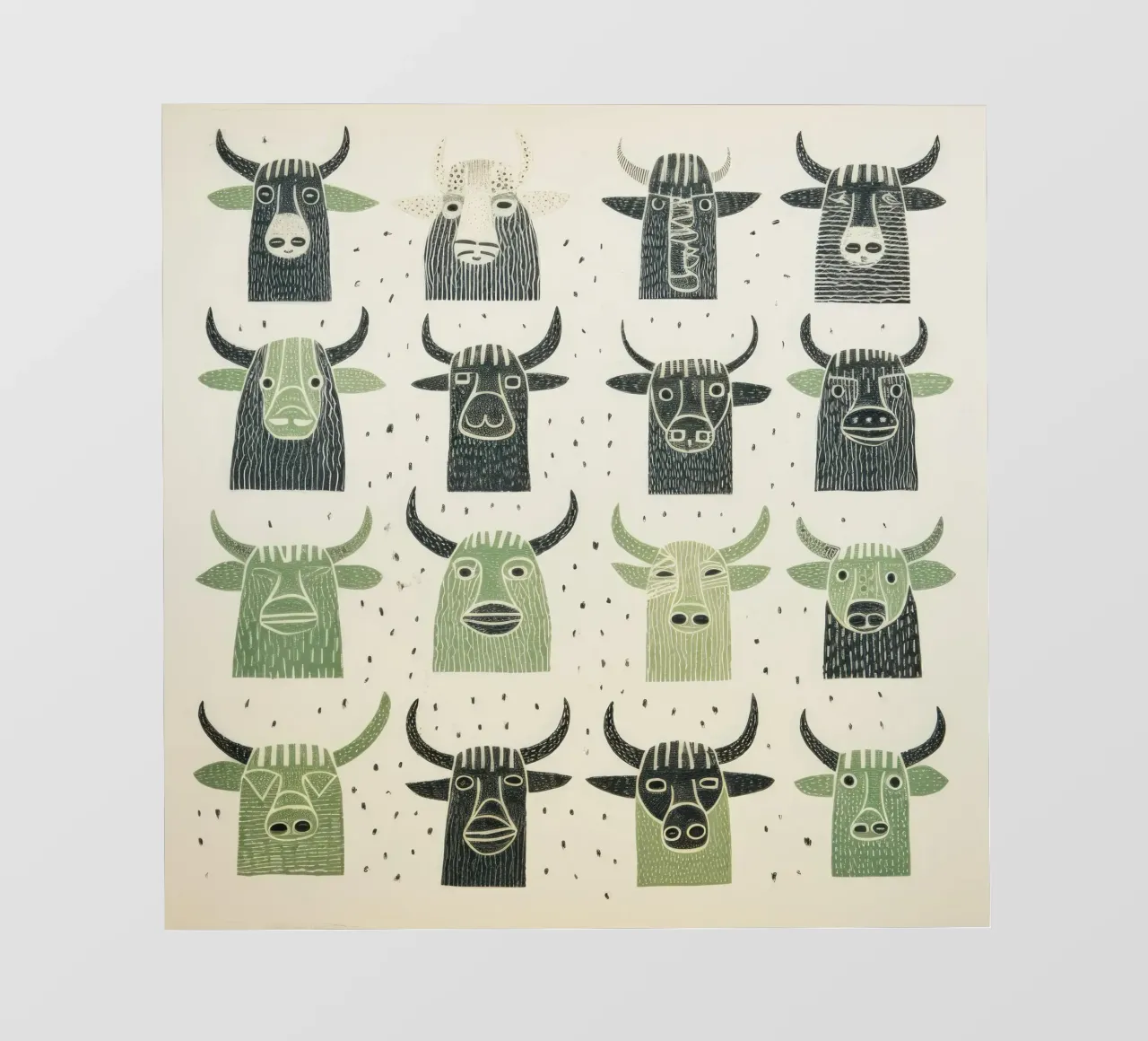 Yak verdi 1 telo in pvc da Minimal Animal Art