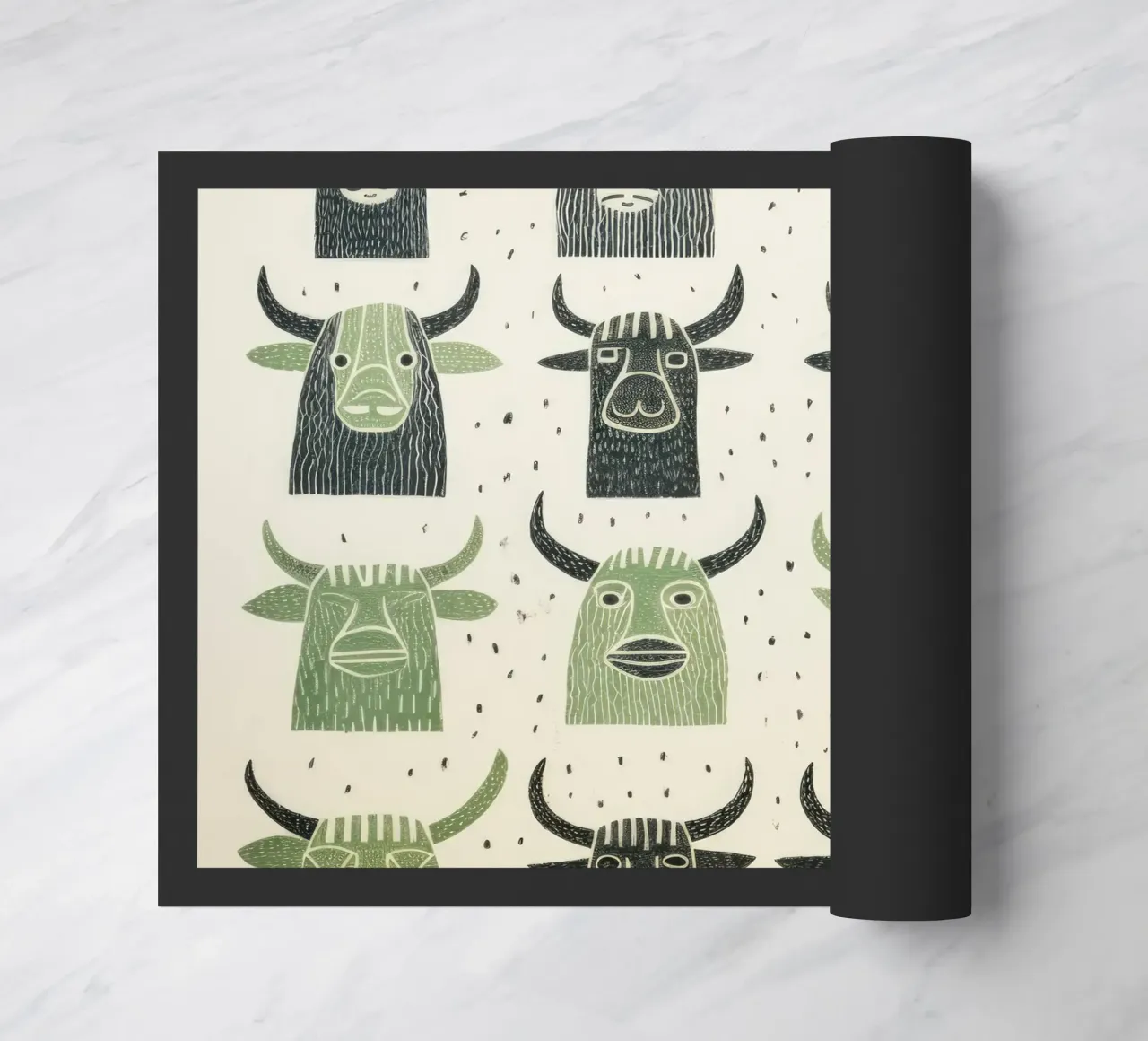 Yak verdi 1 zerbino da Minimal Animal Art