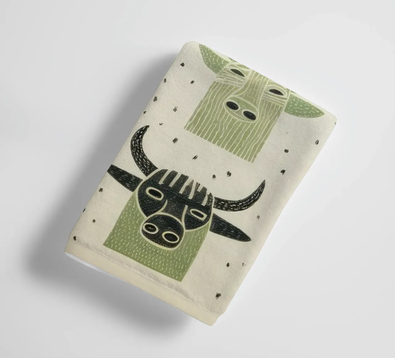 Yak verdi 1 asciugamano da bagno da Minimal Animal Art