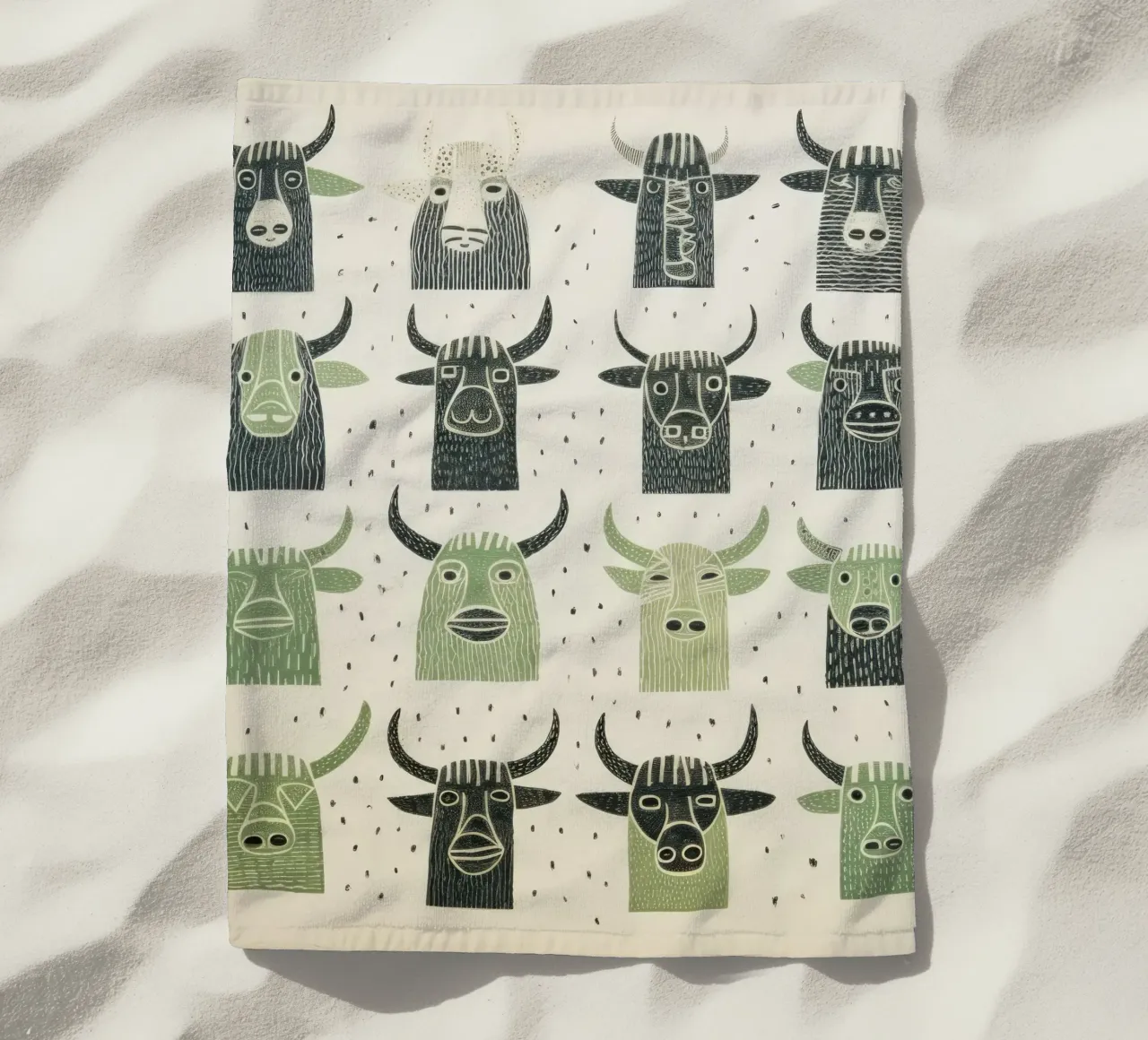 Yak verdi 1 telo mare da Minimal Animal Art