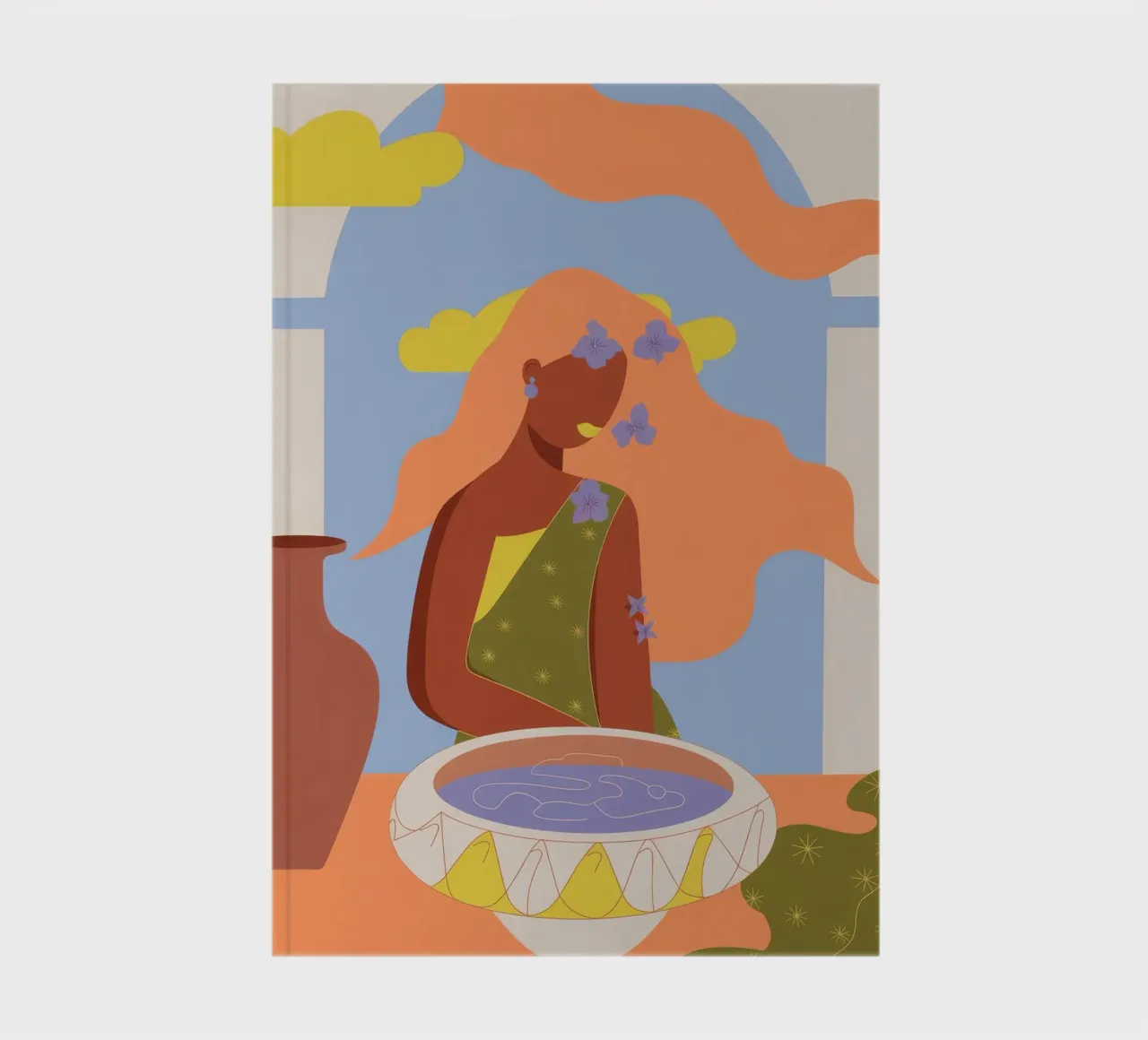 Contemplative Magical Moment notebook by Artie Shifa