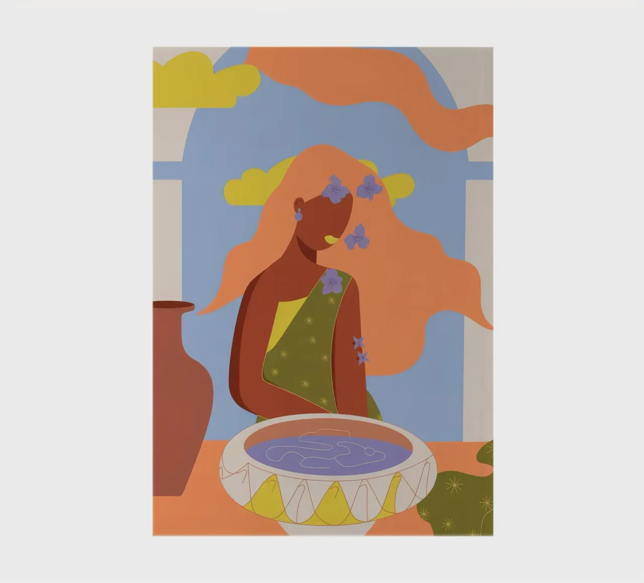 Contemplative Magical Moment notebook by Artie Shifa