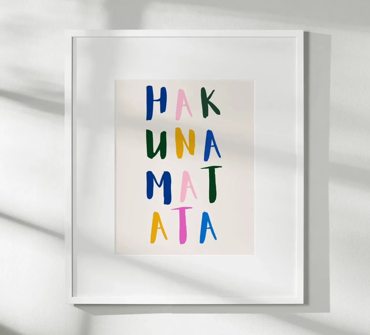 Hakuna Matata poster da designsbysophia