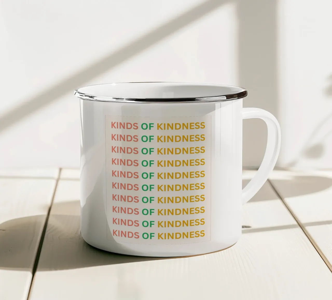 Kinds of Kindness tazza in smalto da designsbysophia
