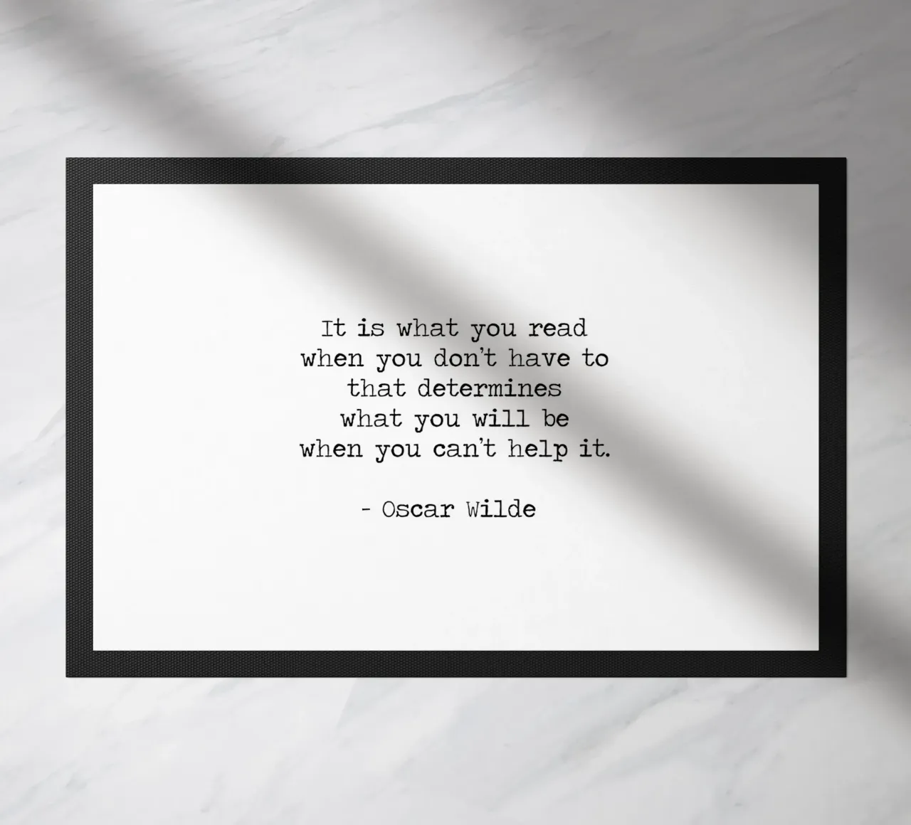 What you read defines you - Oscar Wilde Reading Book Quote zerbino da Summer Soul Co. - Quotes